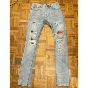 Amiri MX1 Distressed Ripped Skinny Jeans Men's Size 30 Made‎ in USA